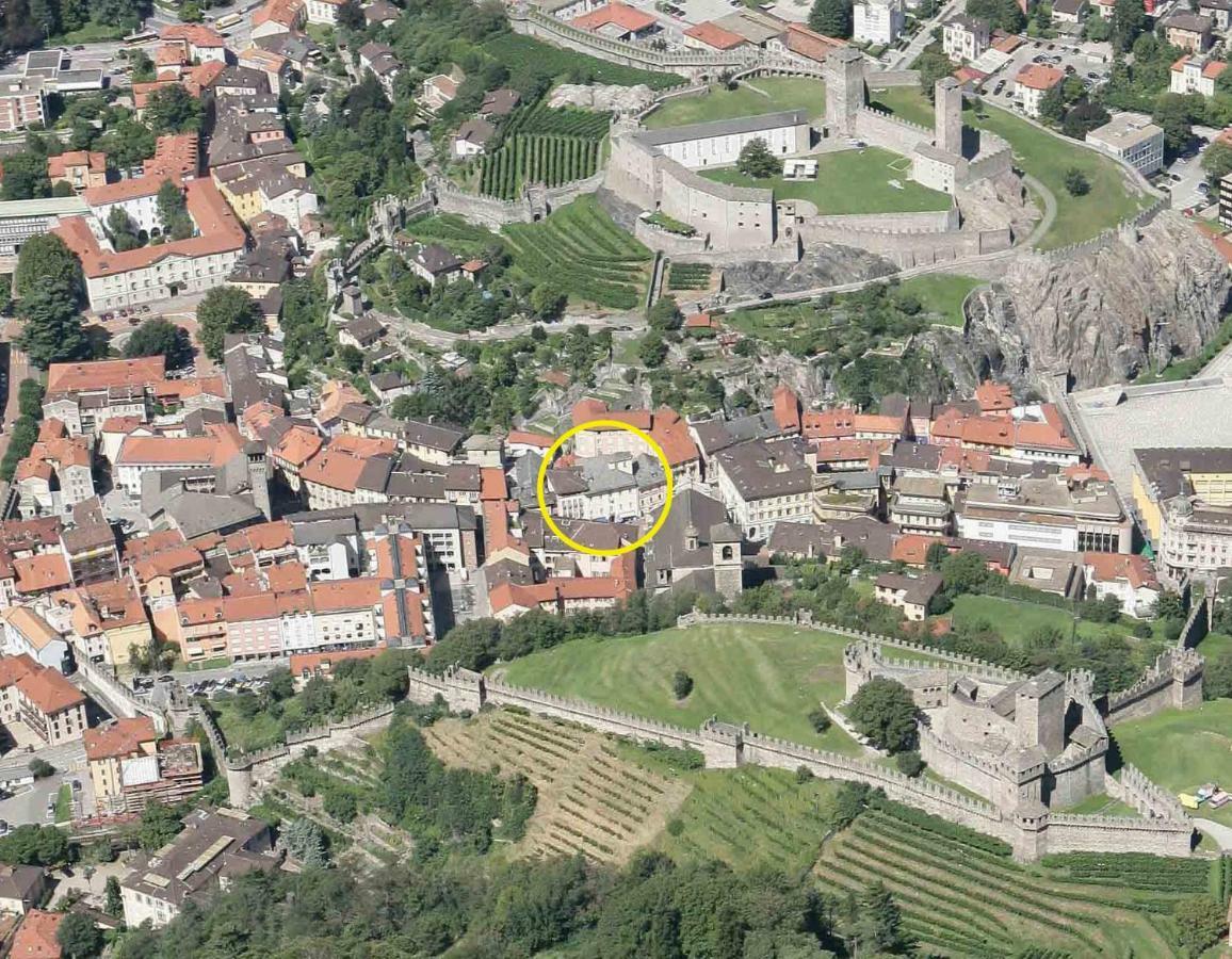 Bellinzona Piazza Collegiata Leilighet Eksteriør bilde